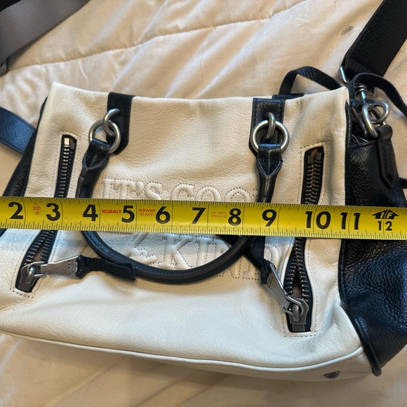 Aimee Kestenberg Black and Cream Crossbody Bag with Adjustable Strap - Picture 14 of 15